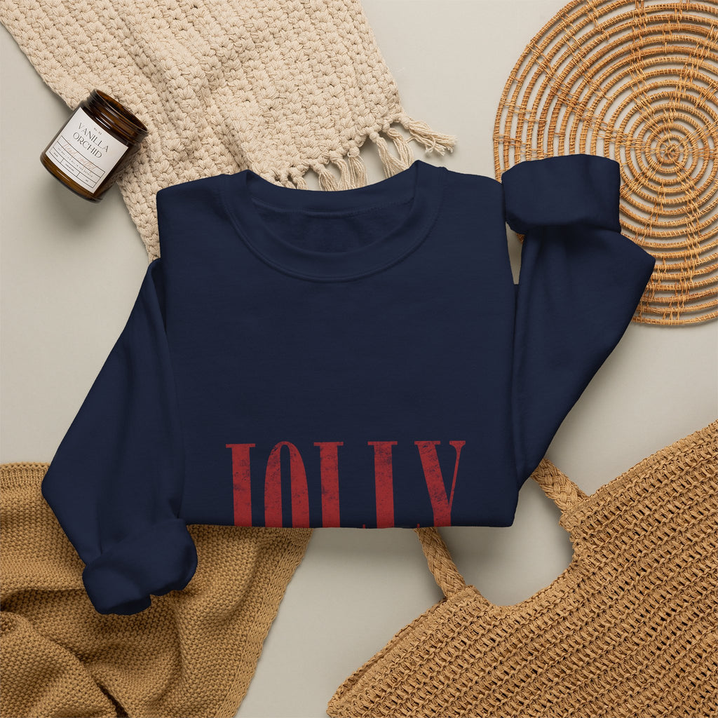 Jolly & Joyful Christmas Crewneck Sweatshirt