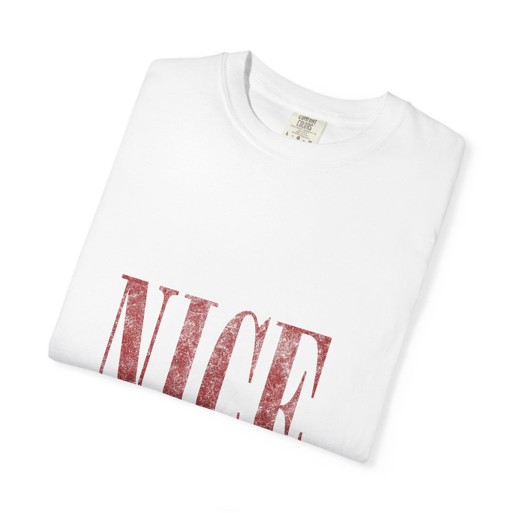 Nice-ish T-Shirt — Playful Distressed Typography Tee