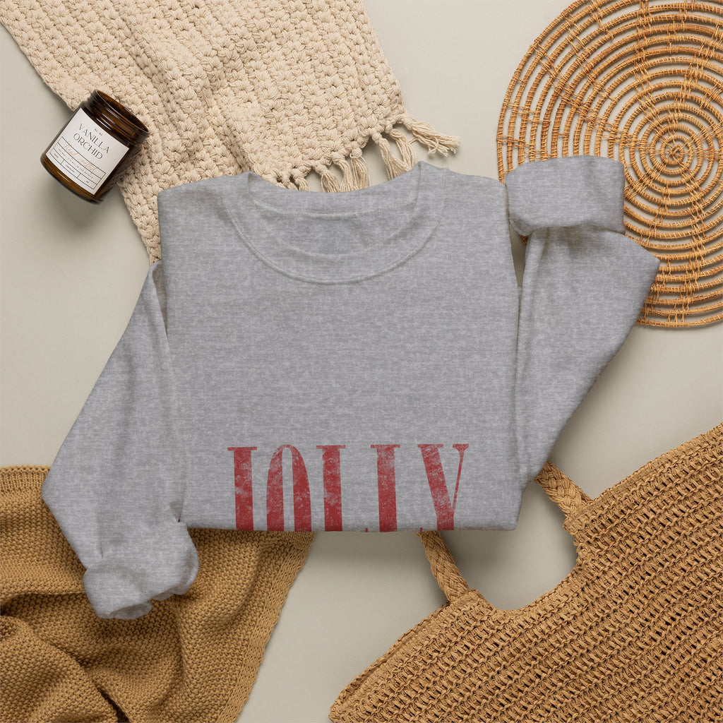 Jolly & Joyful Christmas Crewneck Sweatshirt