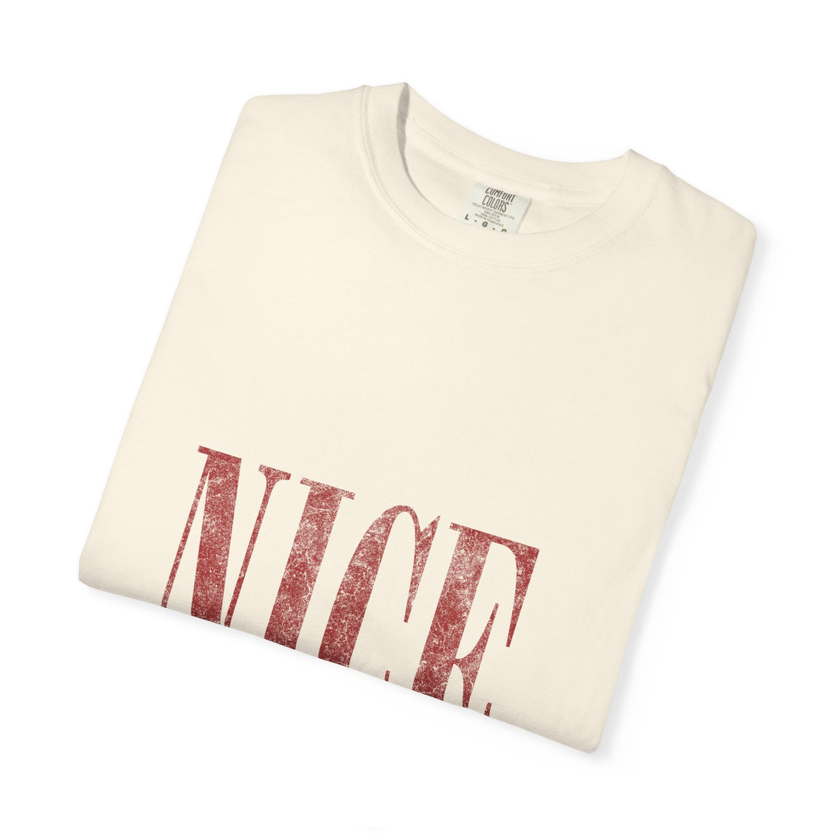 Nice-ish T-Shirt — Playful Distressed Typography Tee
