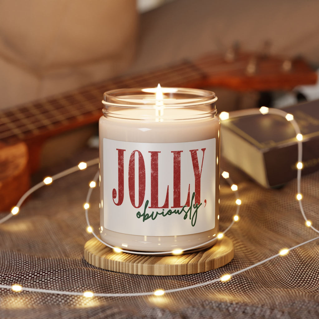 Jolly, Obviously — 9oz Scented Soy Candle