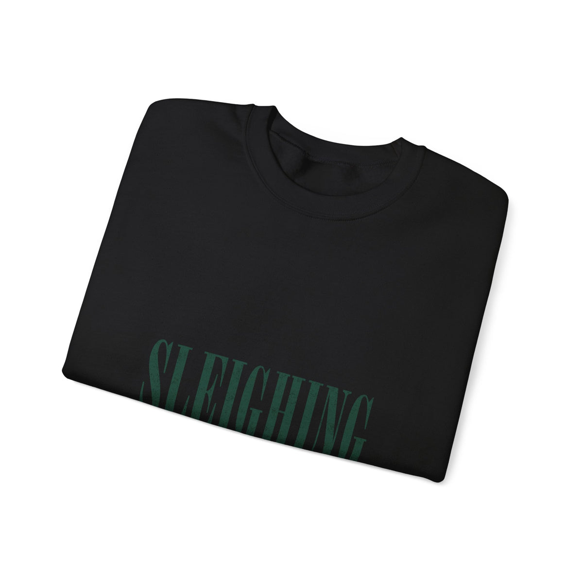 Sleighing Originally Crewneck Sweatshirt — Holiday Graphic Pullover