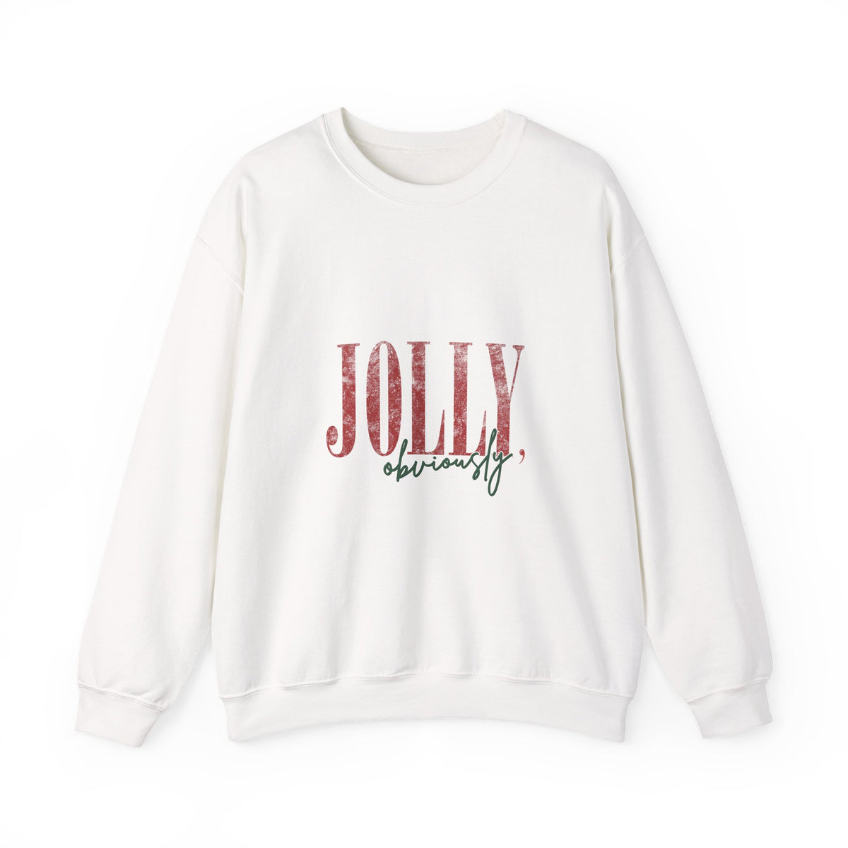 Jolly & Joyful Christmas Crewneck Sweatshirt
