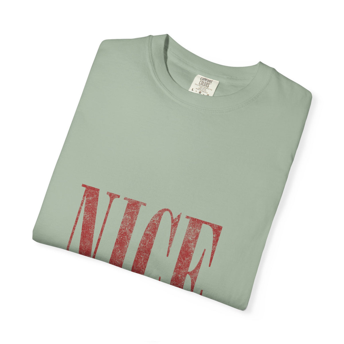 Nice-ish T-Shirt — Playful Distressed Typography Tee