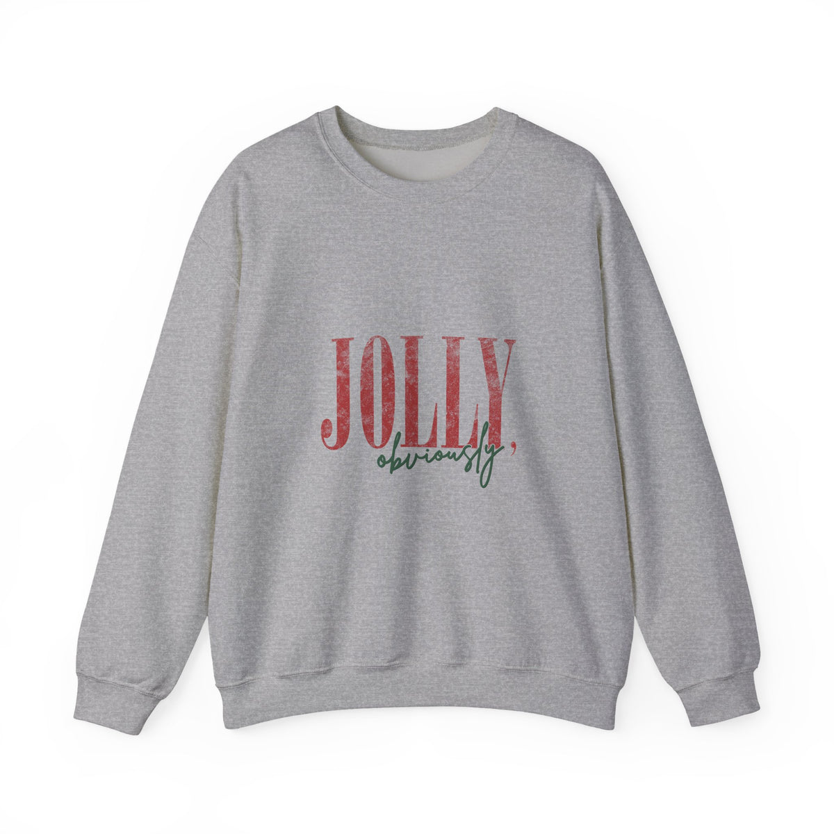 Jolly & Joyful Christmas Crewneck Sweatshirt