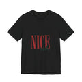 Nice-ish T-Shirt — Vintage Pink Typography Tee