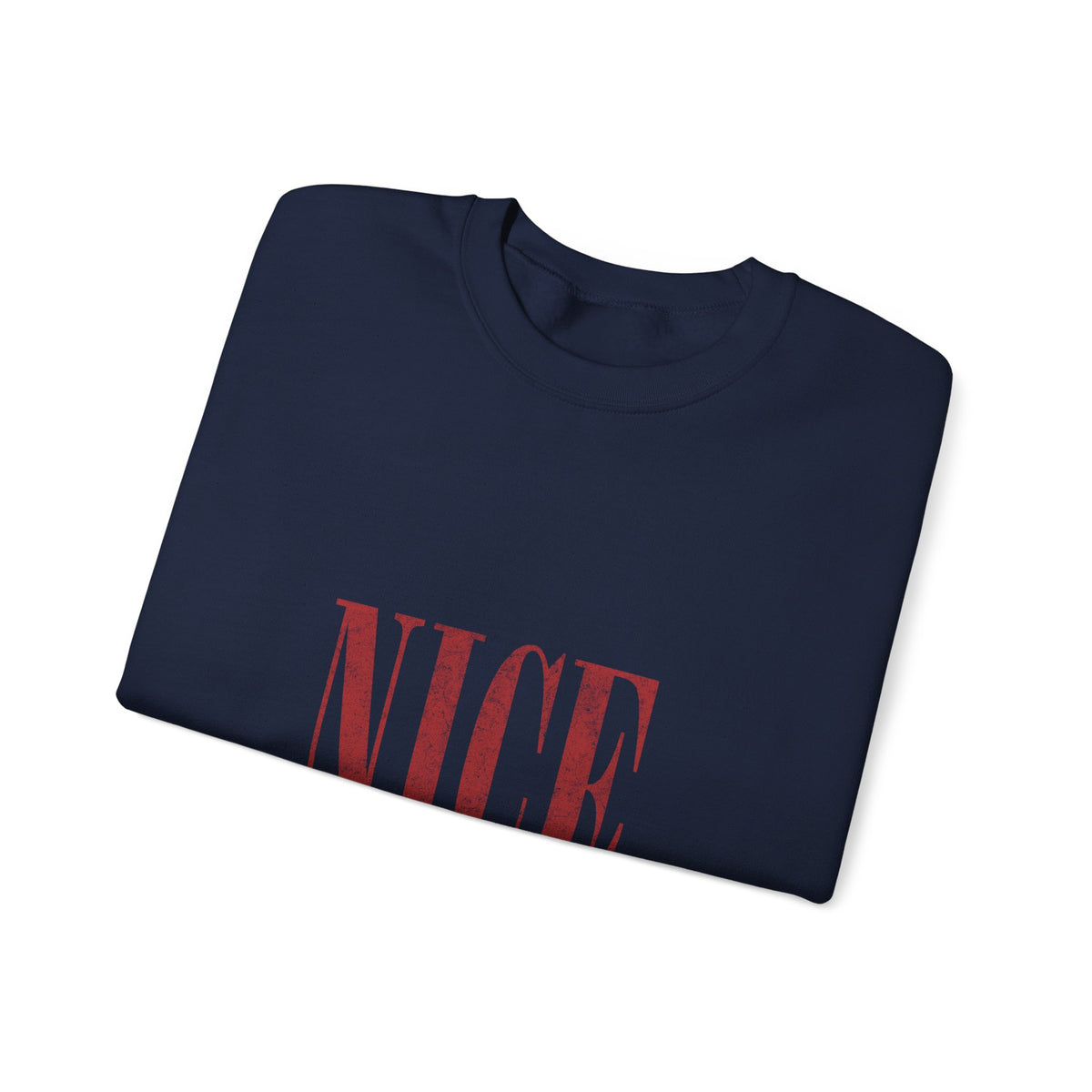 Nice-ish Crewneck Sweatshirt – Playful Retro Graphic Pullover