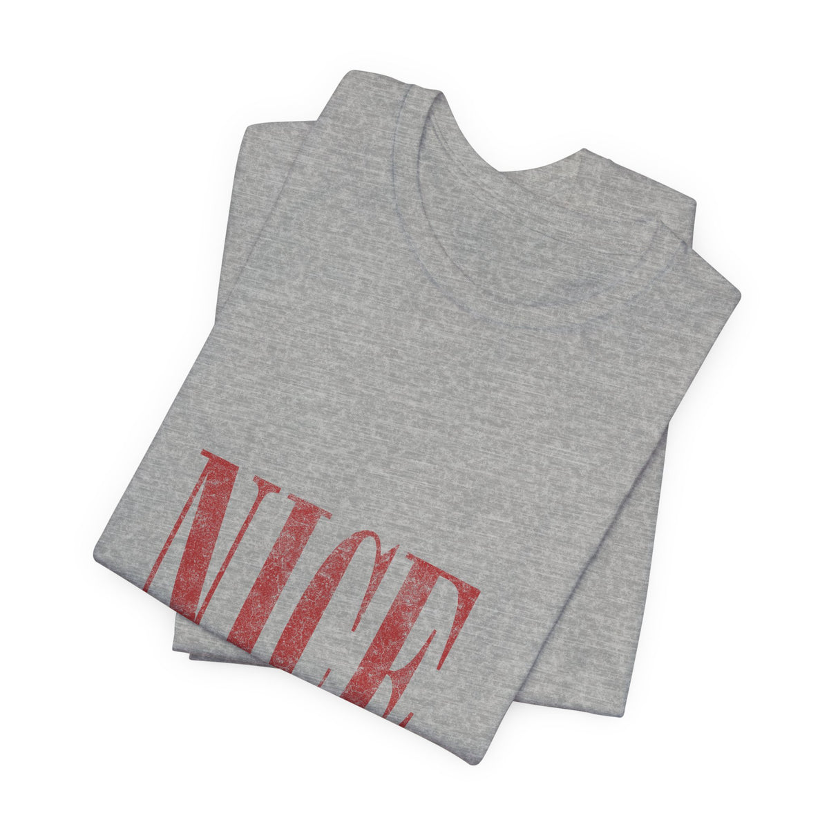 Nice-ish T-Shirt — Vintage Pink Typography Tee