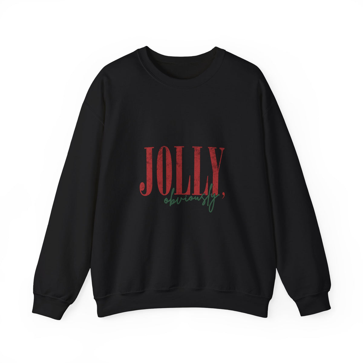 Jolly & Joyful Christmas Crewneck Sweatshirt